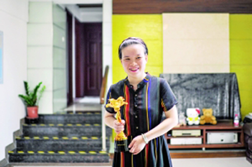 “勵志女生”張倩昕