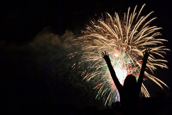 感知煙花的美麗