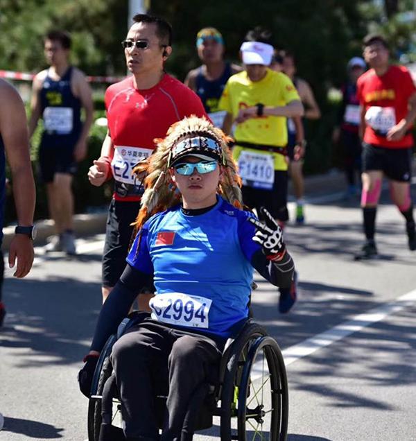 Cosplay參加馬拉松。