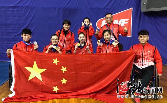 2017年殘疾人羽毛球世錦賽河北選手獲3金2銀3銅