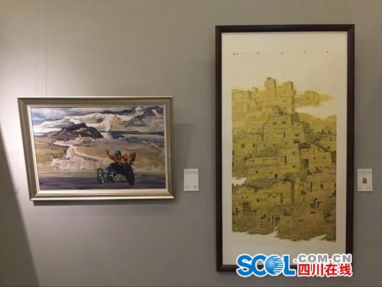 殘疾人書畫大展亮相蓉城 300余件作品展現“殘缺之美”