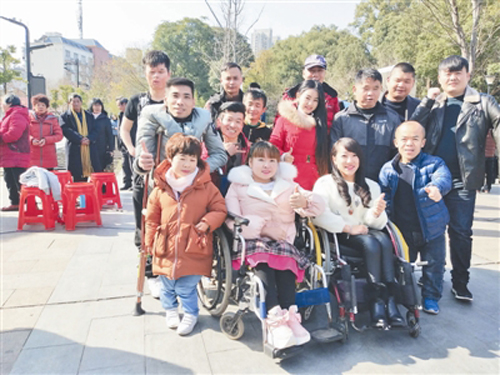 “追夢之家”部分成員合影。